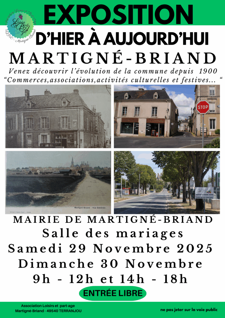 Exposition d’hier à aujourd’hui