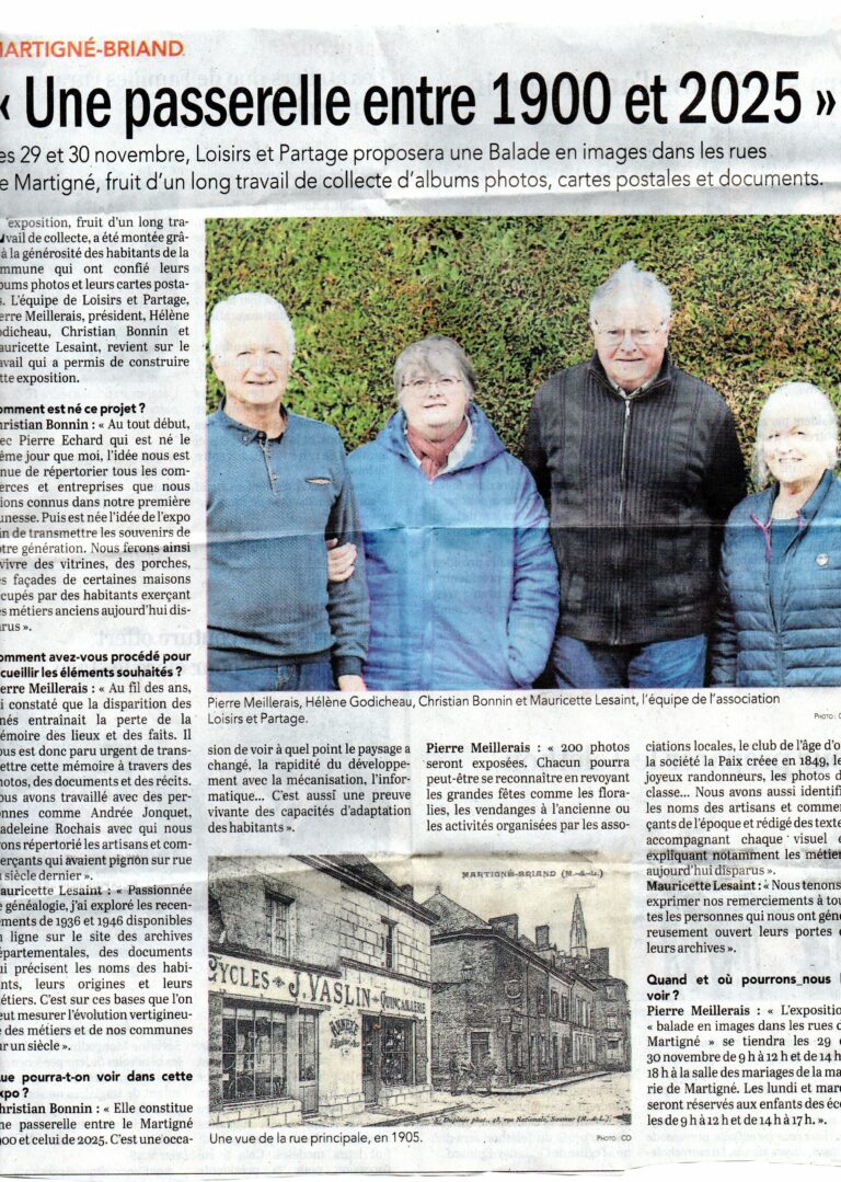 Retour sur l&rsquo;exposition d&rsquo;hier a aujourd&rsquo;hui