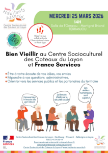 Bien vieillir mercredi 25 mars 14h salle de l&rsquo;ormeau