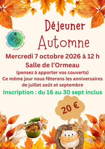 Déjeuner d&rsquo;automne