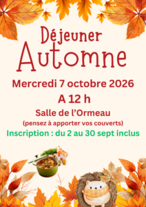 Déjeuner d&rsquo;automne